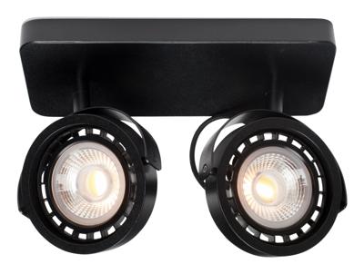 Zuiver Plafondlamp 'Dice' 2-lamps, kleur Zwart Zuiver Plafondlamp 'Dice' 2-lamps, kleur Zwart