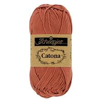 Scheepjes Catona - 10g - 504 Brick Red - Haakgaren / Breigaren - thumbnail