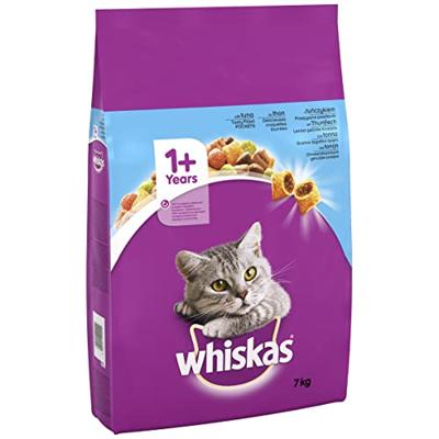 Whiskas Adult 1+ met tonijn kattenvoer 7 kg - thumbnail