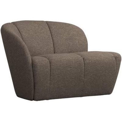 Woood Mojo 2-zits bankje links bouclé Bruin Melange