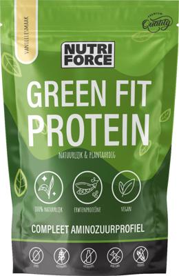 Nutriforce Green fit protein vanille 700 Gram