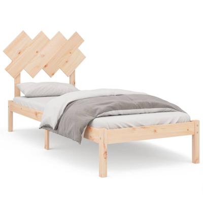 Bedframe massief hout 90x200 cm