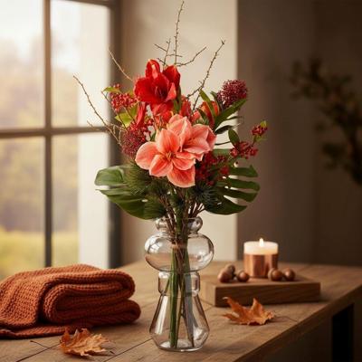 Handgebonden Kunstboeket Helene Reims 85cm