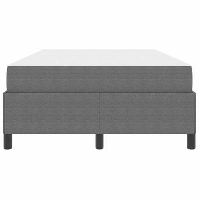 Bedframe met matras Lichtgrijs 120 x 190 cm Stof