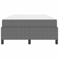 Bedframe met matras Lichtgrijs 120 x 190 cm Stof - thumbnail