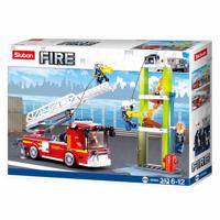 Sluban brandweer ladderwagen oefening - thumbnail