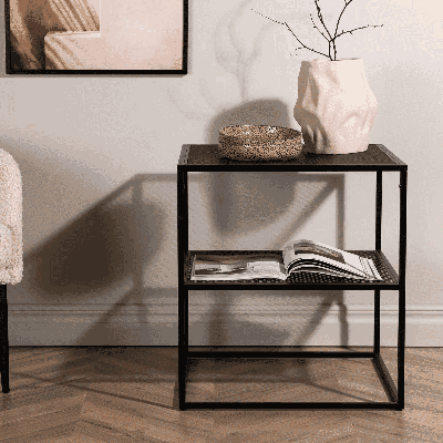 Nohr Bijzettafel 'Verity' 55 x 55cm, kleur Zwart