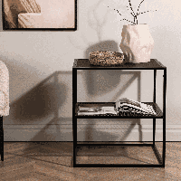 Nohr Bijzettafel 'Verity' 55 x 55cm, kleur Zwart - thumbnail