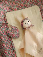 Personaliseerbare matrashoes voor aankleedkussen in Liberty ENVIE DE FRAISE lichtroze - thumbnail