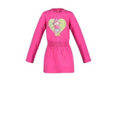 Fien & Teun jurk Nel met printopdruk roze Fien & Teun jurk Nel met printopdruk roze