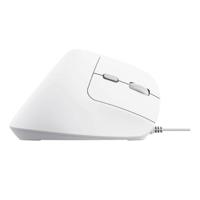 Trust BAYO II ERGONOMIC Muis Kabelgebonden Optisch Wit 6 Toetsen 2400 dpi Geïntegreerd scrollwiel - thumbnail