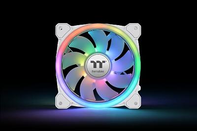 Thermaltake SWAFAN 12 RGB Radiator Fan TT Premium Edition White Computer behuizing Luchtkoeler 12 cm Thermaltake SWAFAN 12 RGB Radiator Fan TT Premium Edition White Computer behuizing Luchtkoeler 12 cm