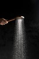 Ben Push doucheset 90cm geborsteld koper - thumbnail