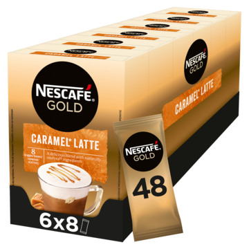 Nescafé - Gold Caramel Latte - 6x 8 zakjes