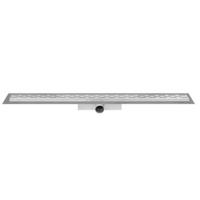 Easy Drain Compact 30 douchegoot RVS met enkele plaat RVS standaard RVS flens waterslot 30mm 70cm inbouw diepte 63mm met zijuitloop edcompr700-30 - thumbnail