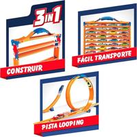 Parkeergarage met voertuigen Hot Wheels 30 x 27 x 6 cm Autotransporteur Voertuig - thumbnail