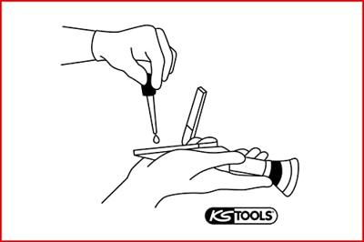 KS Tools 550.1285 Refractometer - optische tester voor batterijvloeistof, antivries en AdBlue-toevoegingen - thumbnail