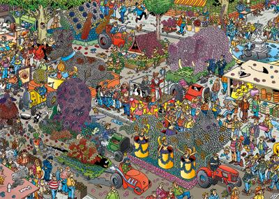 Jan van Haasteren Flower Parade 1000 pcs Legpuzzel 1000 stuk(s) Strips Jan van Haasteren Flower Parade 1000 pcs Legpuzzel 1000 stuk(s) Strips
