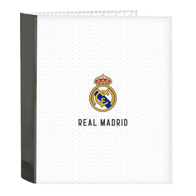 Ringmap Real Madrid C.F. 24/25 Wit Grijs A4 27 x 33 x 6 cm