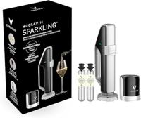 Coravin Sparkling wijnbewaarsysteem - inclusief charger, 2 CO₂-capsules, stopper & flessenhoes - behoudt bubbels tot 4 weken - thumbnail