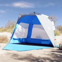 VidaXL Strandtent 3-persoons waterdicht snelontgrendeling azuurblauw - thumbnail