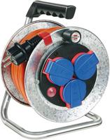 Brennenstuhl 1072900 Kabelhaspel 10.00 m Oranje Randaarde stekker - thumbnail