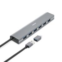 Hama 00200137 USB-hub 7 poorten USB-A USB 3.2 Gen1 5 GBit/s Met USB-C stekker Grijs - thumbnail