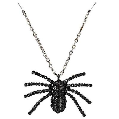 Zwarte ketting met spin