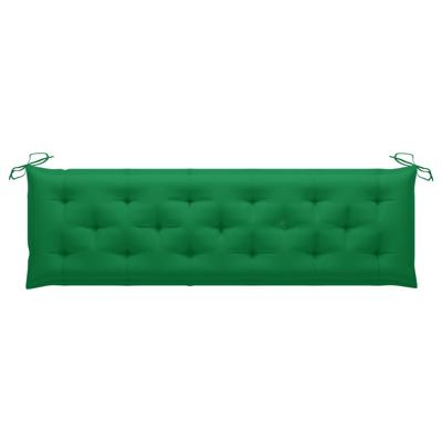 VidaXL Tuinbankkussen 180x50x7 cm oxford stof groen