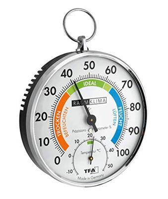 TFA Dostmann 45.2027 45.2027 Thermo- en hygrometer Zilver