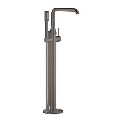 GROHE Essence New Afbouwdeel vrijstaande badkraan - omstel - draaibare uitloop 27.7cm - handdouche - doucheslang - hard graphite 23491A01