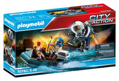 Playmobill® City Action 70782 politiejetpack arrestatie van de kunstdief Playmobill® City Action 70782 politiejetpack arrestatie van de kunstdief