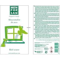 MENFORSAN Vogelverjager - Duivenverjager | Verdrijft duiven van terrassen en balkons | Voorkomt schade door uitwerpselen | Niet-bevuilend en niet-kleurend | 500 ml - thumbnail