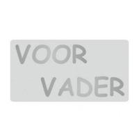 Etiket Voor Vader zilver/zilver 40x21 - thumbnail