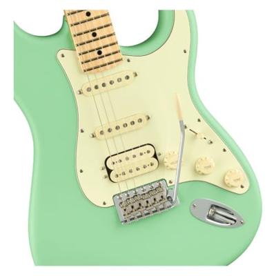 Fender American Performer Stratocaster HSS Satin Surf Green MN met gigbag