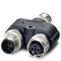 Phoenix Contact 1438079 Sensor/actuator verdeler en adapter M12 Aantal polen (sensoren): 5 Adapter, Y-vorm 5 stuk(s) - thumbnail