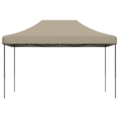 Partytent inklapbaar pop-up 440x292x315 cm taupe - thumbnail