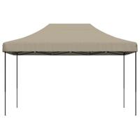 VidaXL Partytent inklapbaar pop-up 440x292x315 cm taupe - thumbnail