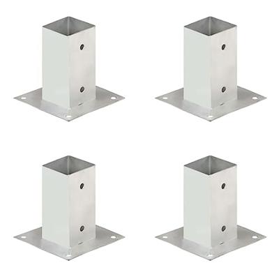 VidaXL Paalankers 4 st 71 mm gegalvaniseerd metaal VidaXL Paalankers 4 st 71 mm gegalvaniseerd metaal
