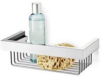 Zack LINEA douchemandje - 26.5x8.5x13.2cm - chroom 40023 - thumbnail