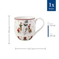 Villeroy & Boch Toy's Fantasy Jumbo beker kerstman 0.53 l - thumbnail