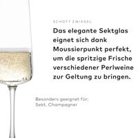 Schott Zwiesel Champagneglazen - Flutes - MioVino - 260 ml - 4 stuks - thumbnail