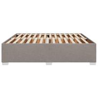 Bedframe zonder matras stof taupe 200x200 cm - thumbnail