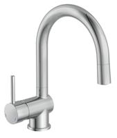 LED-Keukenmengkraan Schutte Stella Draaibare Uitloop 3 Kleuren Chroom - thumbnail