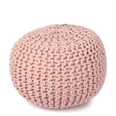 Bundy poef roze Ø40cm H32cm