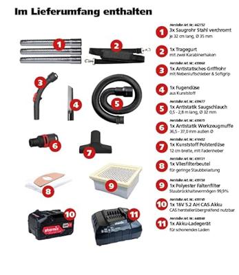 Starmix mobiele SMART L-18V accu nat-/droog stofzuiger - 18V - incl. 5.2 Ah accu en lader