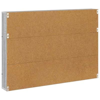 Tijdschrift Rek met plank 2 pcs Grijs Sonoma 100 x 12 x 70 cm Tijdschrift Rek met plank 2 pcs Grijs Sonoma 100 x 12 x 70 cm