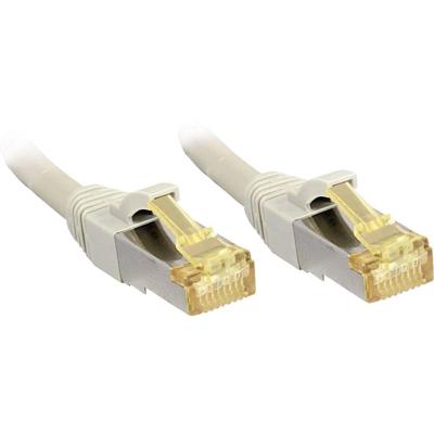 LINDY 47263 RJ45 Netwerkkabel, patchkabel CAT 6a (losse kabel CAT 7) S/FTP 1.50 m Grijs Snagless 1 stuk(s)