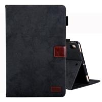 Voor iPad mini (2019) Business stijl horizontale Flip lederen draagtas met houder & kaartsleuf & fotolijstjes & slaap/Wake-up functie (zwart) - thumbnail
