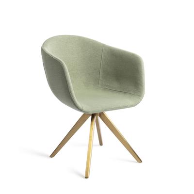 Jesper Home Eetkamerstoel 'Yuni' Turn Gold, Draaibaar, kleur Jade Emperor